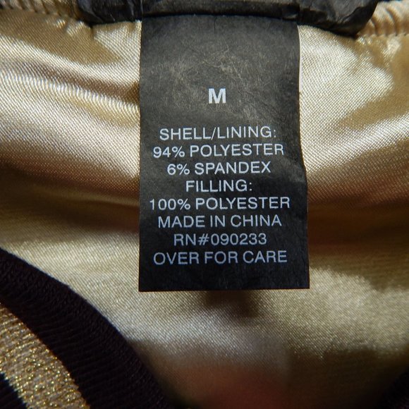 Pacsun Reversible Bomber Jacket Womens Purple And Gold Size M - Picture 5 of 10